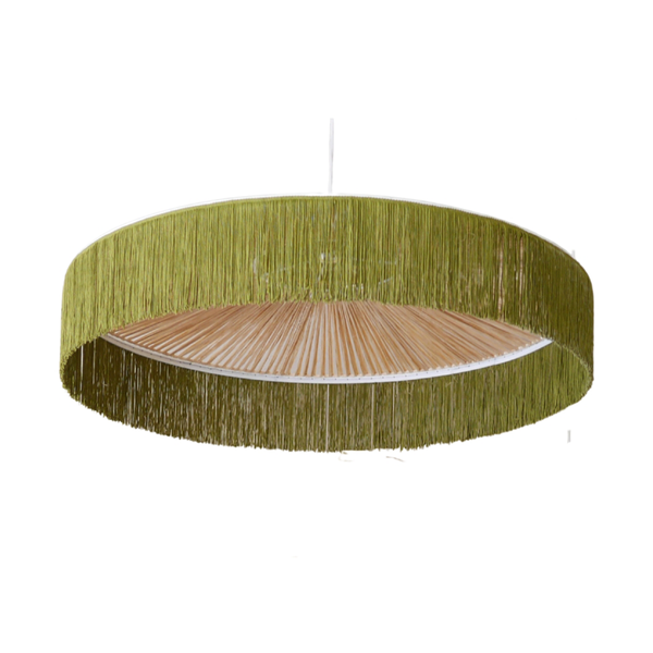 Suspension Parasol Franges - Ø 100 cm - Vert