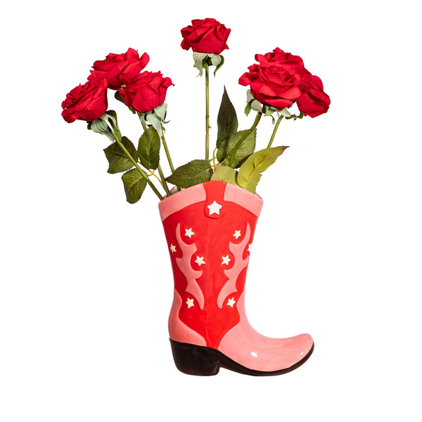 Vase Botte de Cowboy