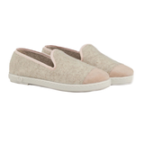 Chaussons Femme Laine - Beige Rose Poudré | Fleux | 2