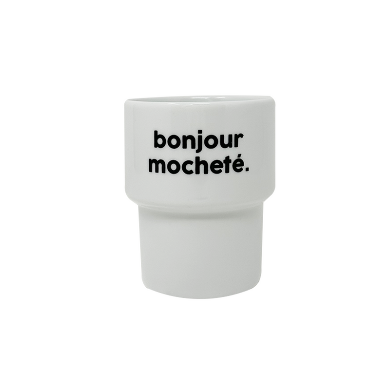 Gobelet en porcelaine - Bonjour Mocheté