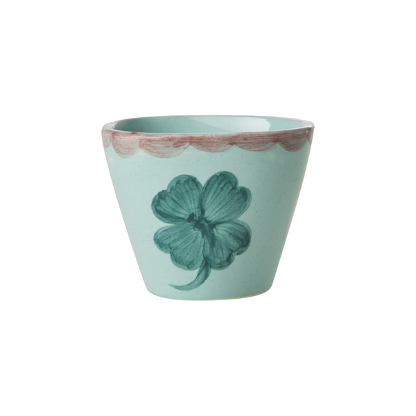 Clover Oval Ceramic Espresso Cup