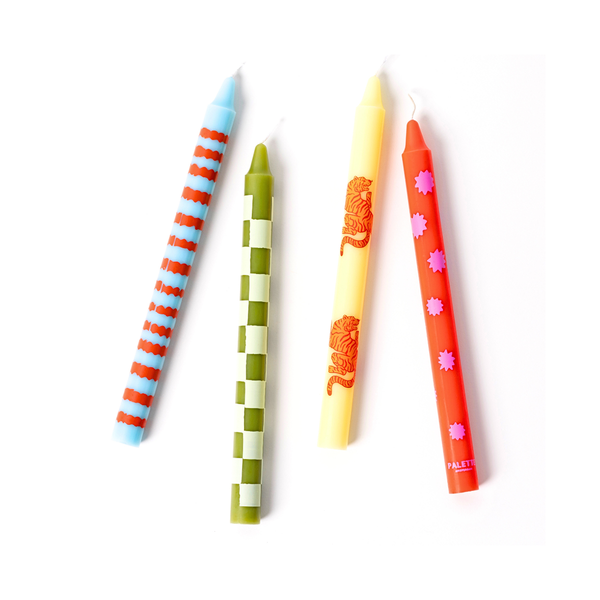 Set de 4 Bougies - Colour Me Cool