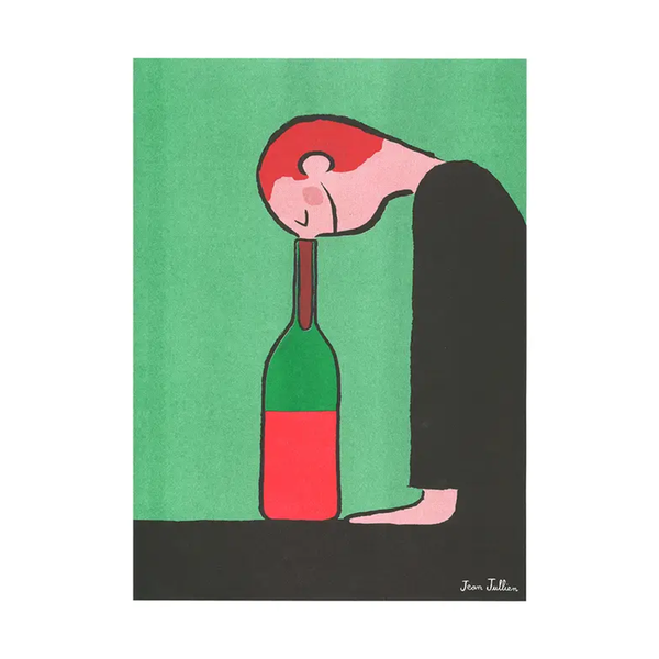 Affiche A3 Jean Jullien - Bouteille