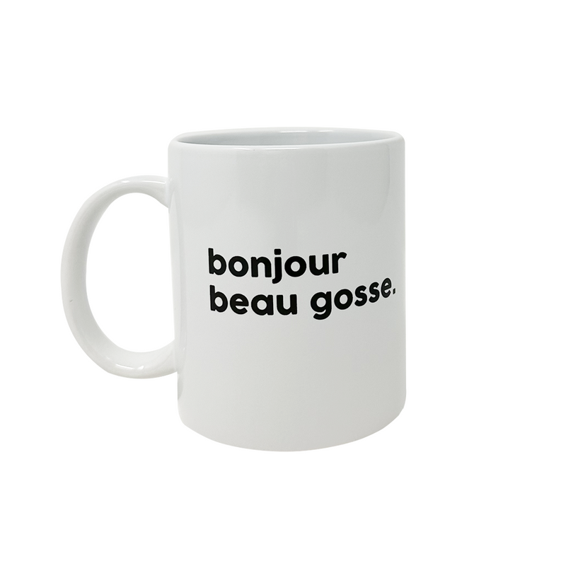 Mug en porcelaine - Bonjour Beau Gosse