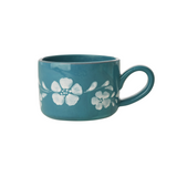 Tasse Fleurs Blanches en céramique | Fleux | 2