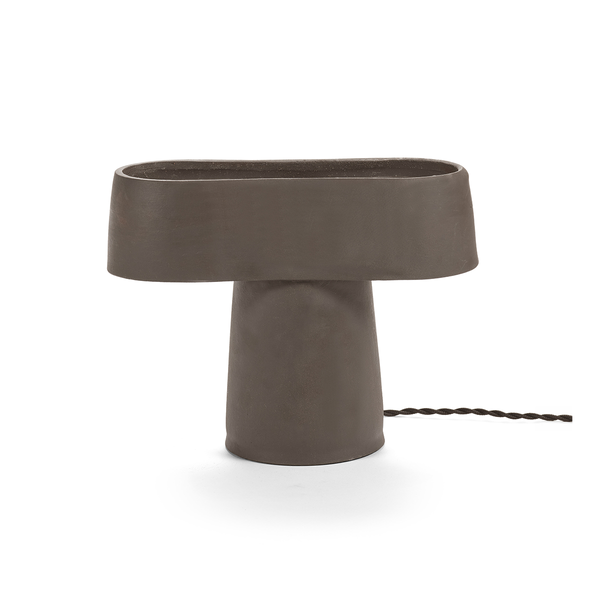 Lampe de table Romé - Gris Anthracite - 27.5 x 22.5 cm