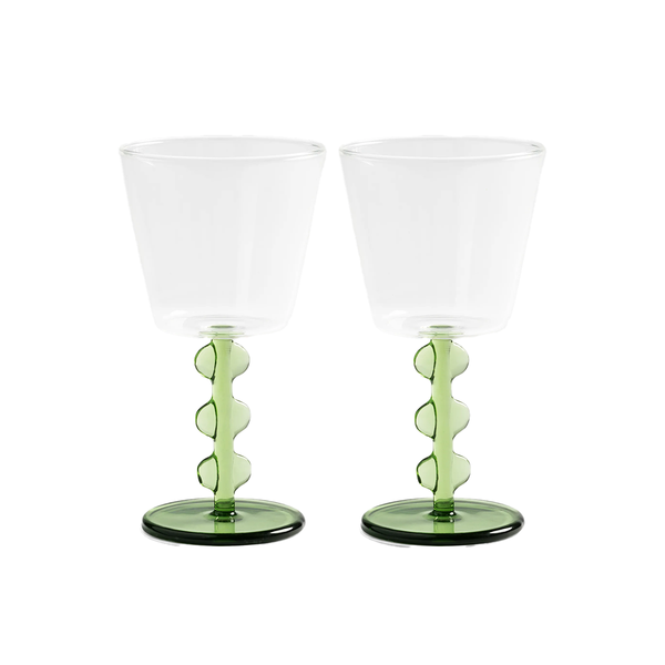 Lot de 2 verres à vin - Petal