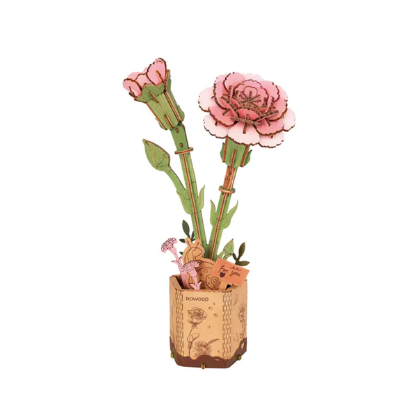 3D Puzzle - Pink Carnation