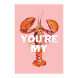 Affiche You're My Lobster - A3 | Fleux | 2