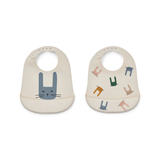 Set de 2 bavoirs Tilda - Bunny/Sandy | Fleux | 2