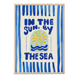 Affiche A3 In the Sun By the Sea Stripes | Fleux | 2