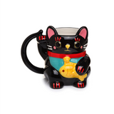 Maneki Neko Black Cat Mug | Fleux | 4