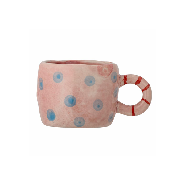 Tasse Nini en Grès - ⌀ 7 cm x h 6 cm - Rose