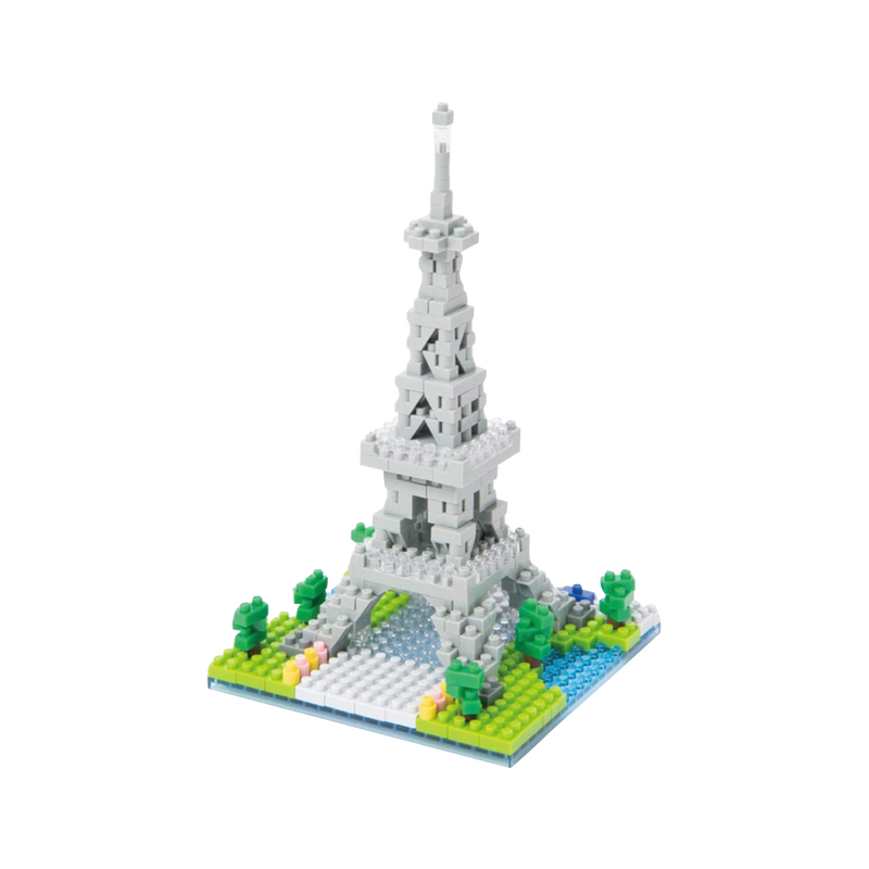 Nanoblock Eiffel Tower - Banks of the Seine in Paris