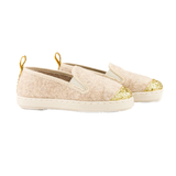 Chaussons Enfant Laine - Beige Paillettes | Fleux | 2