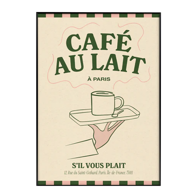 Affiche A3 Café au Lait