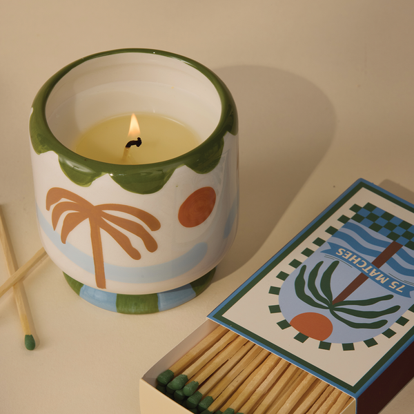 Adopo Scented Candle - Lush Palms