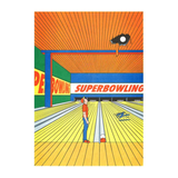 Affiche A3 Simon Bailly - Super Bowling | Fleux | 2