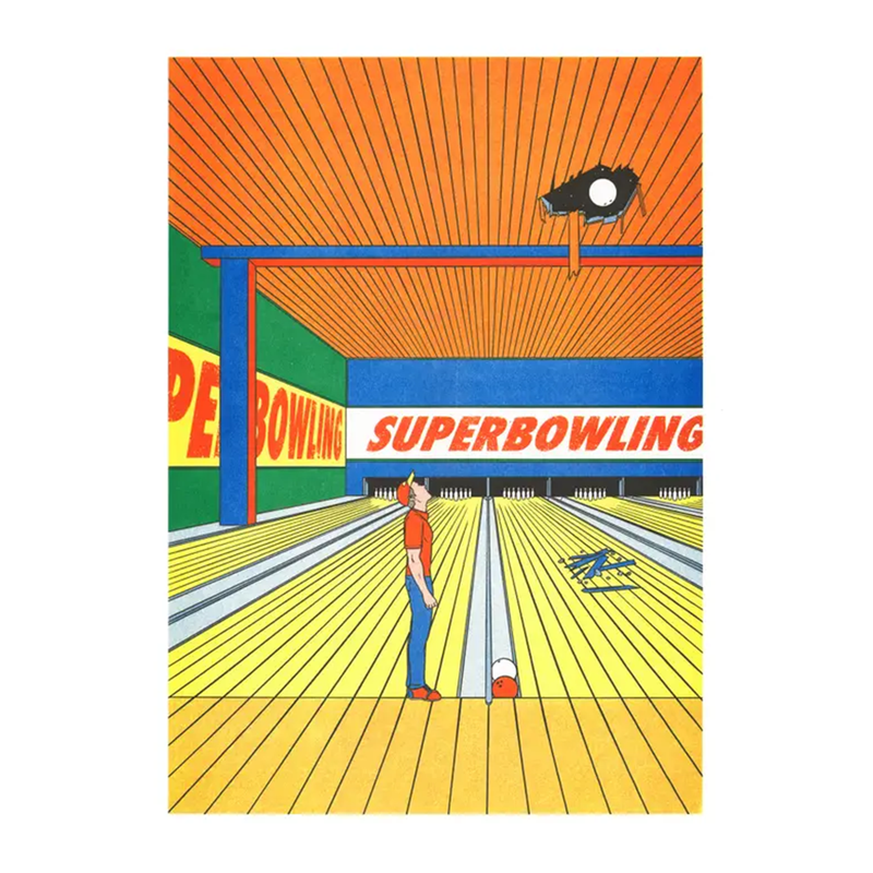 Affiche A3 Simon Bailly - Super Bowling