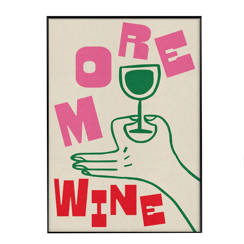 Affiche More Wine