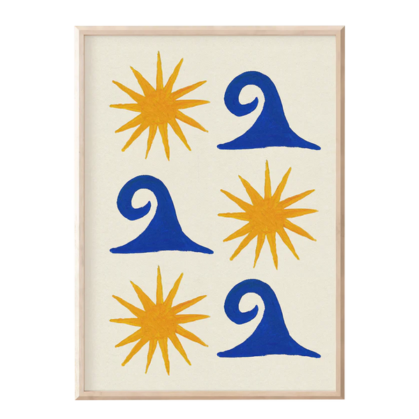 A3 Sun and Sea Poster