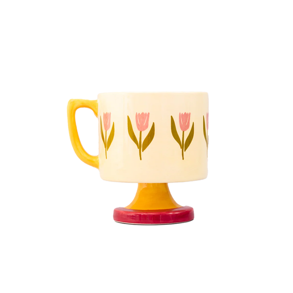 Mug à motif Tulipes