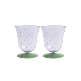 Lot de 2 verres à eau - Dot | Fleux | 7