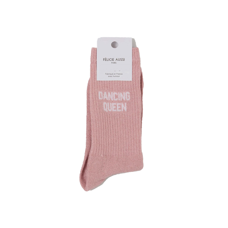 Chaussettes Dancing Queen Paillettes 36/40 - Rose