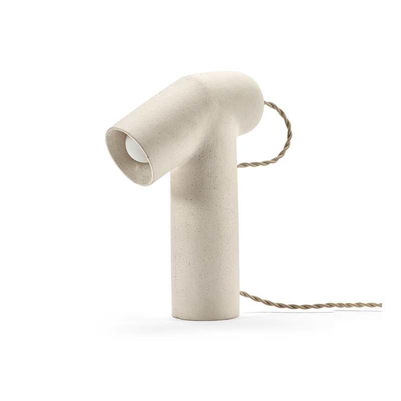 Lampe de table Maia - Beige - 18 x 27 cm