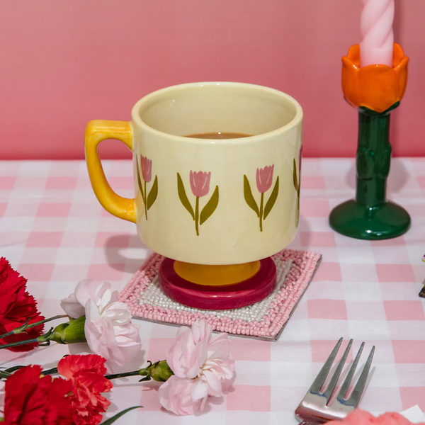 Mug à motif Tulipes