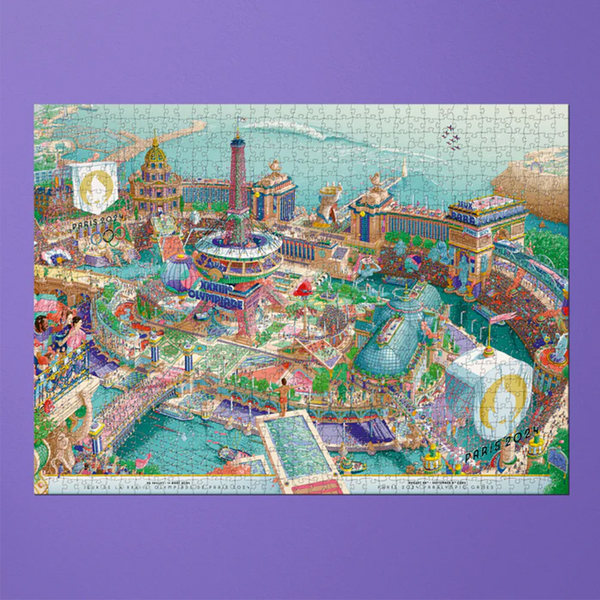 Puzzle des Affiches Officielles des Jeux Olympiques de Paris 2024 - 1000 pièces