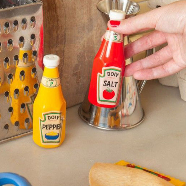 Salière & poivrière Ketchup Moutarde