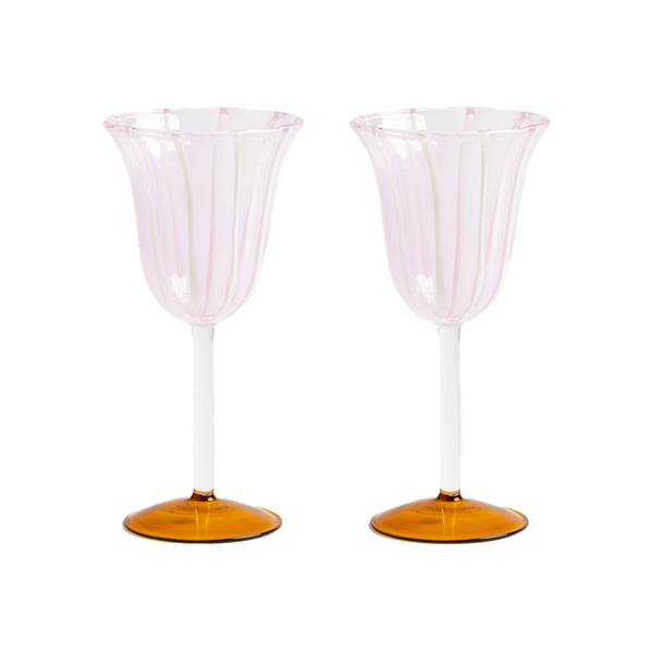 Lot de 2 verres à vin - Eve