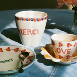 Tasse ovale Merci en céramique | Fleux | 3