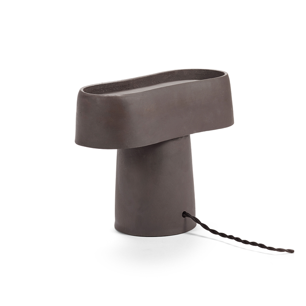 Lampe de table Romé - Gris Anthracite - 27.5 x 22.5 cm