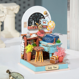 Record Mood Miniature House DIY Kit | Fleux | 3