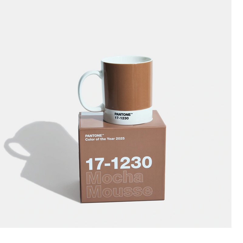 Tasse Pantone - Couleur de l'année 2025 - Mocha Mousse