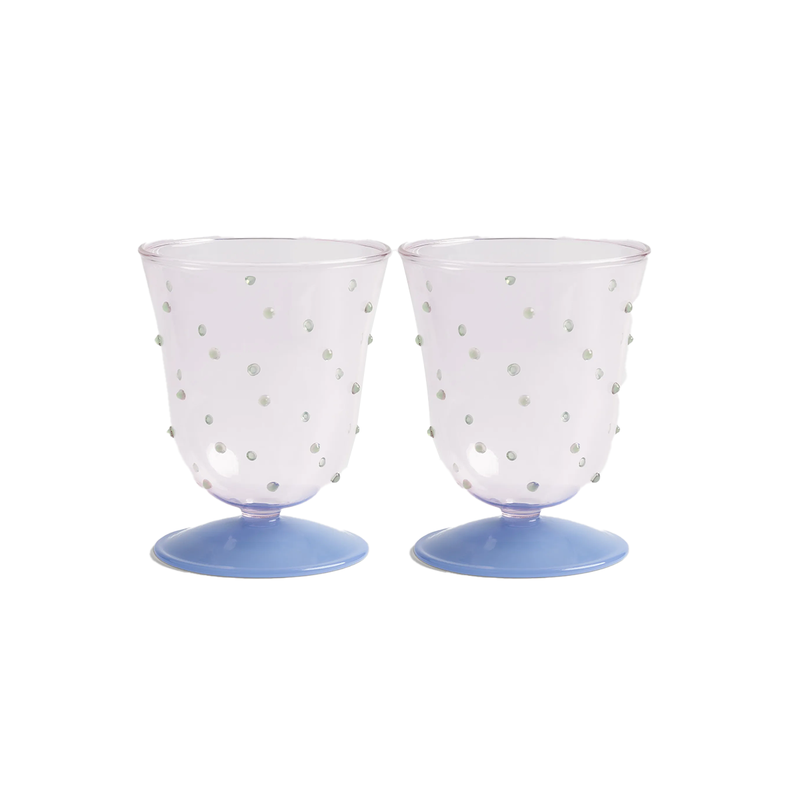 Lot de 2 verres à eau - Dot