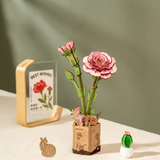 Puzzle 3D - Oeillet Rose | Fleux | 5