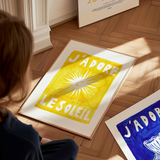 Affiche A3 J'adore Le Soleil - Original | Fleux | 5