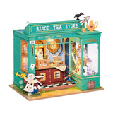 Kit DIY Maison Miniature Alice's Tea Store | Fleux | 5