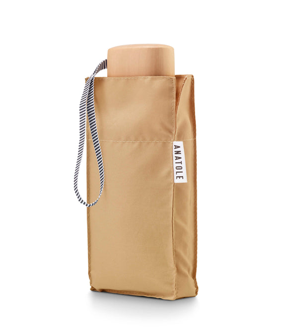 Camille Beige Cream Mini Umbrella