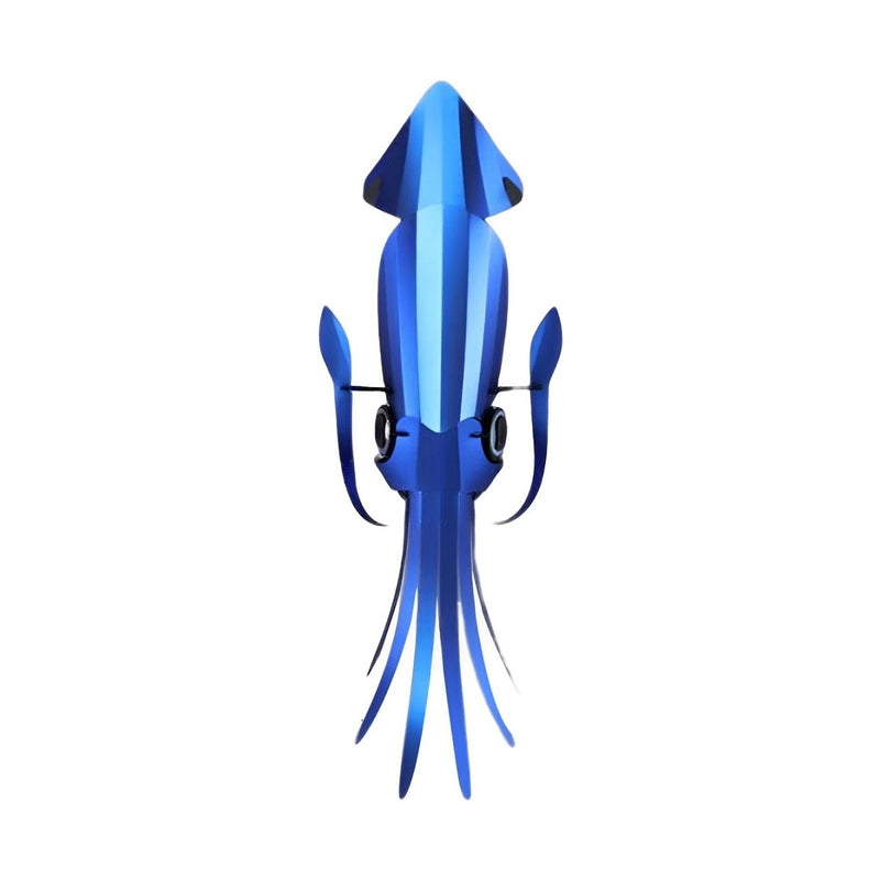 Trophée Origami Squid Cobalt Bleu Métallique