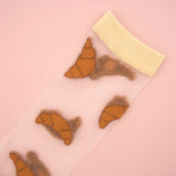 Chaussettes Transparentes Croissant | Fleux | 8