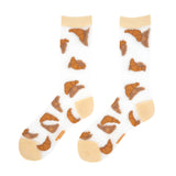 Chaussettes Transparentes Croissant | Fleux | 5