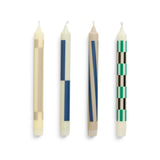 Set de 4 Bougies Pattern - Cream & Dark | Fleux | 3