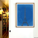 Affiche Paris Tour Eiffel WLPP - 22 x 22 cm | Fleux | 3