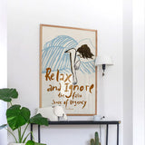 Affiche Sissan Relax & Ignore | Fleux | 5