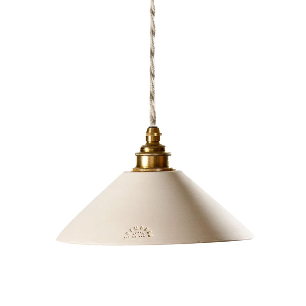 Lisette Suspension in White Terracotta