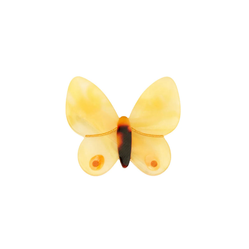 Barrette Papillon - Jaune